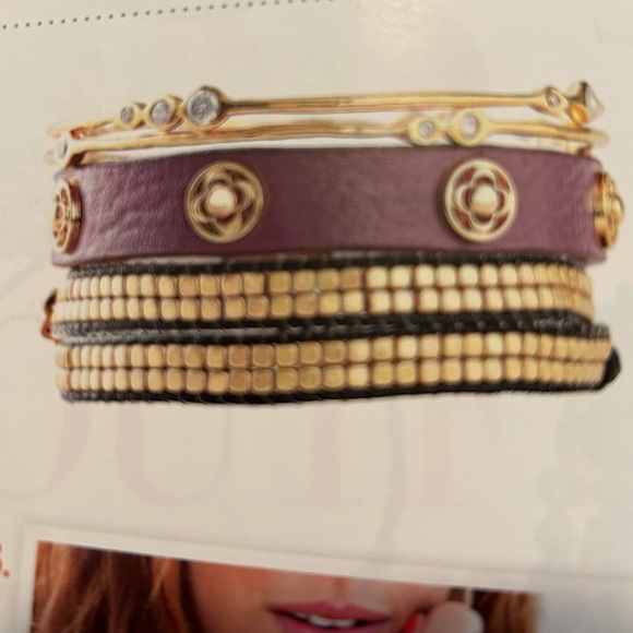 Stella and Dot Gold Nugget Wrap Bracelet - Picture 6 of 7